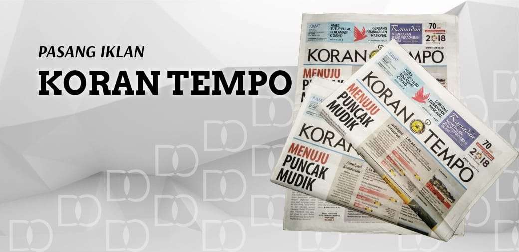 Pasang Iklan Koran Tempo