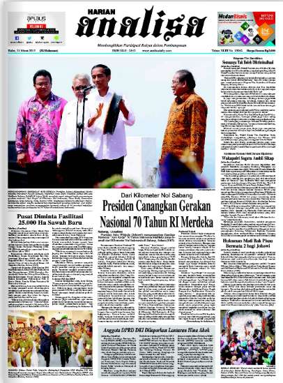 Pasang Iklan Koran Harian Analisa