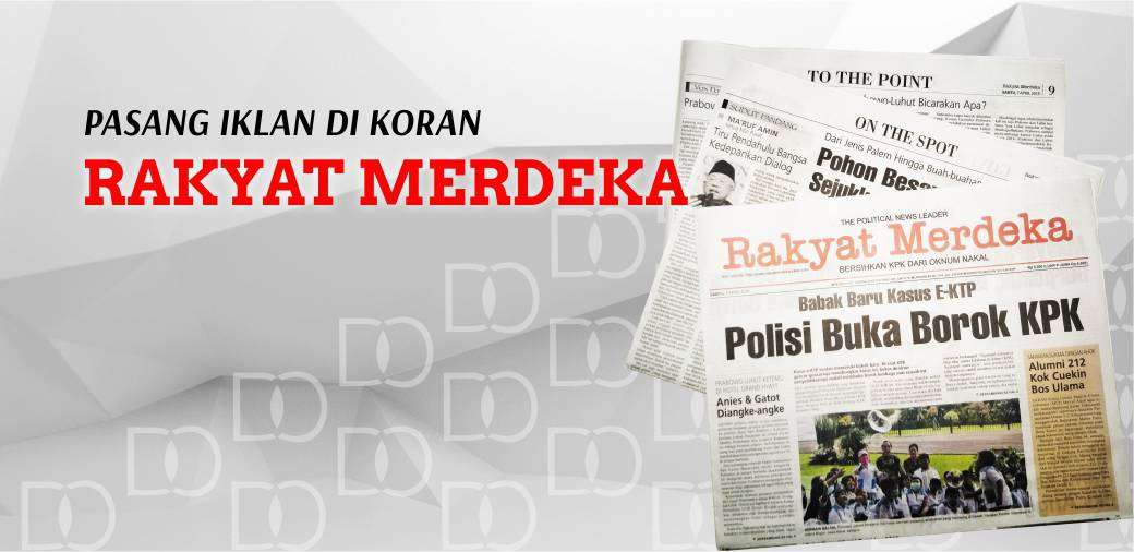 Pasang Iklan Koran Rakyat Merdeka